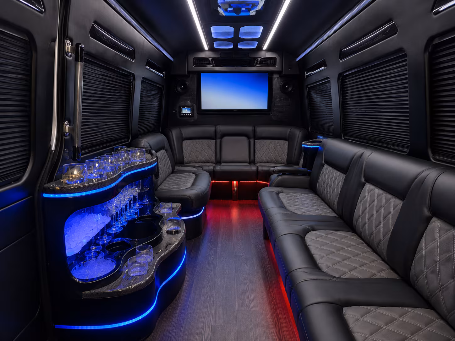 abilene corporate event transportation onboard seating