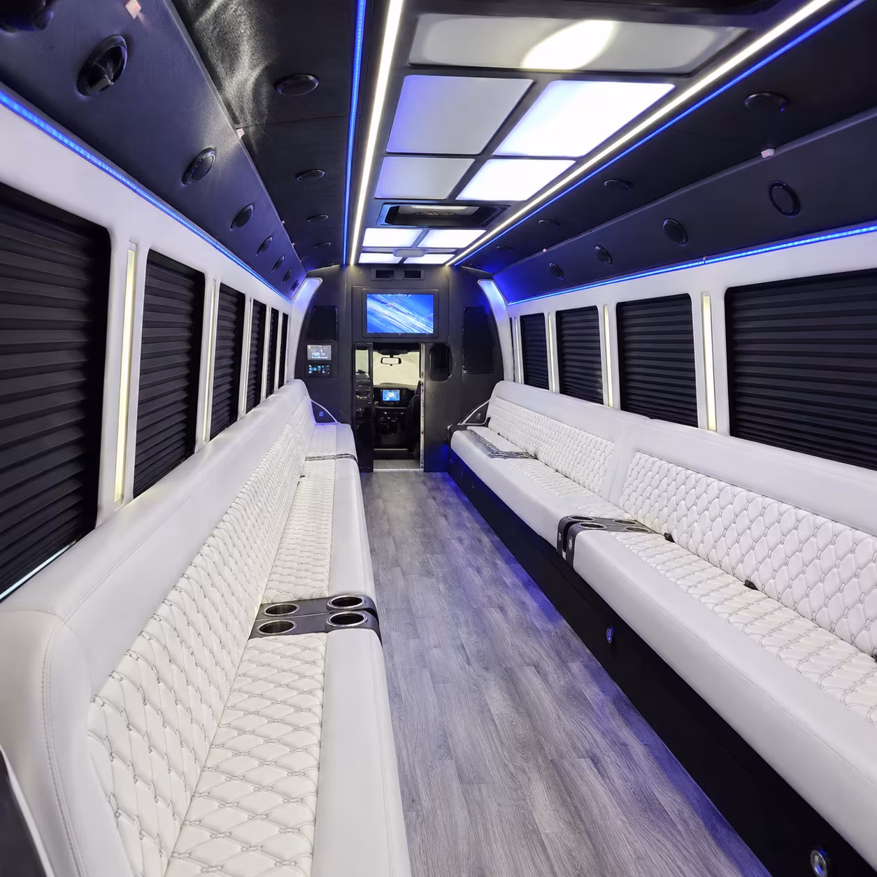 abilene party bus rental interior