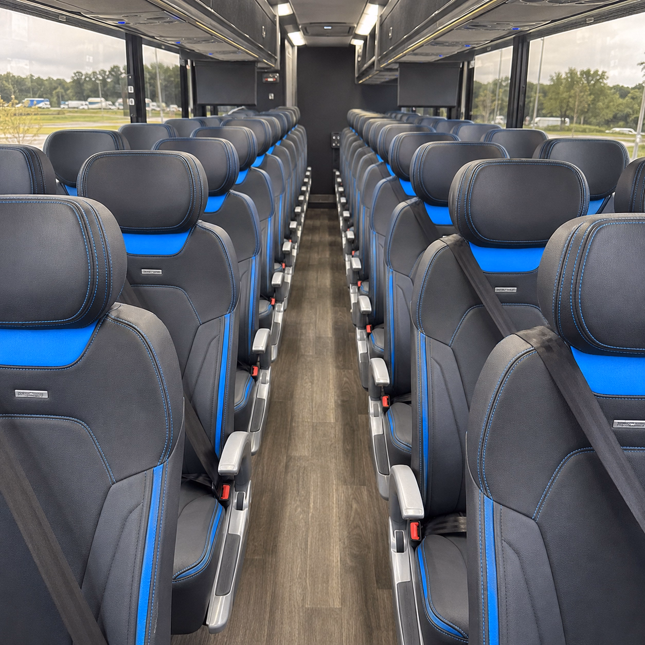 odessa easy corporate transportation with an odessa charter bus