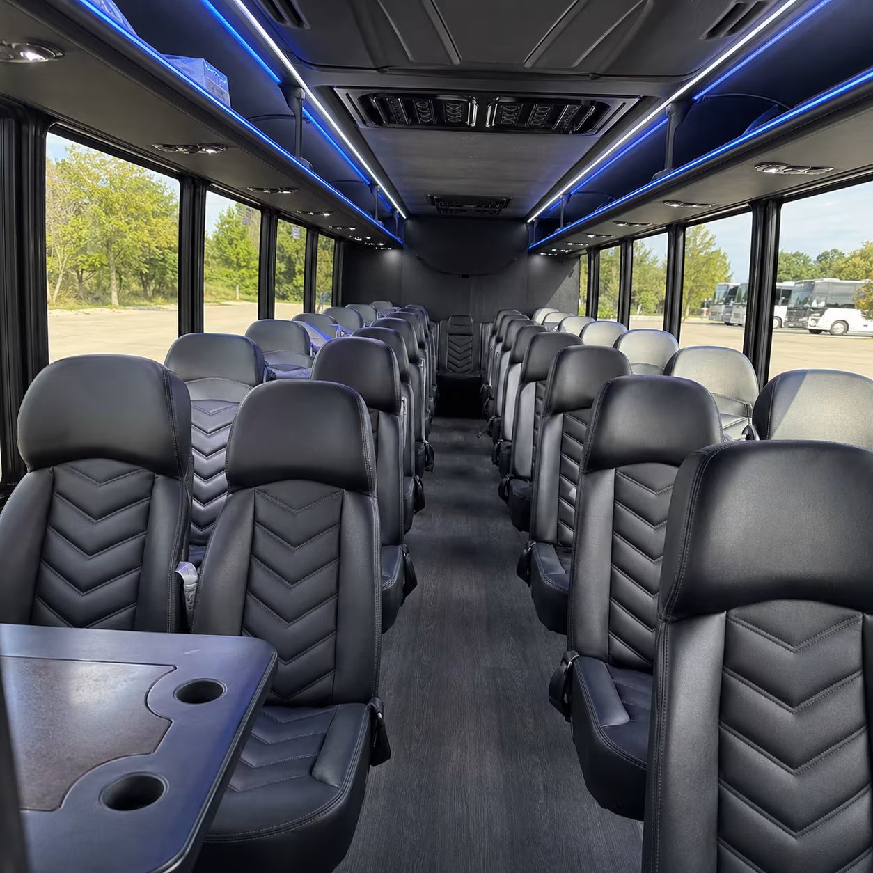 temple government military charter bus rentals