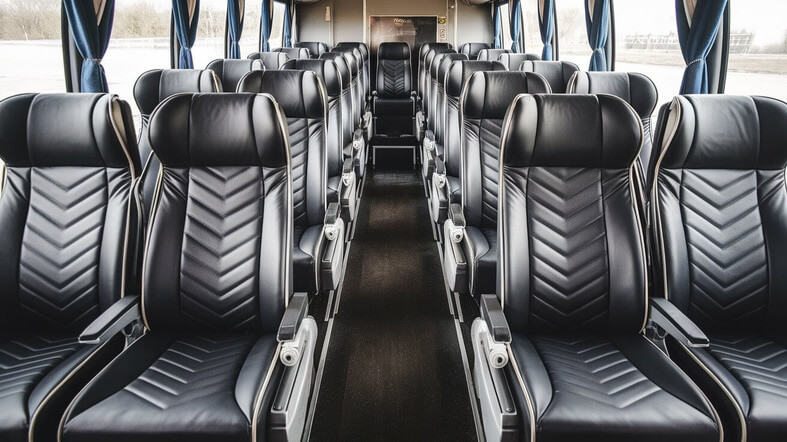 55 passenger charter bus interior fredericksburg