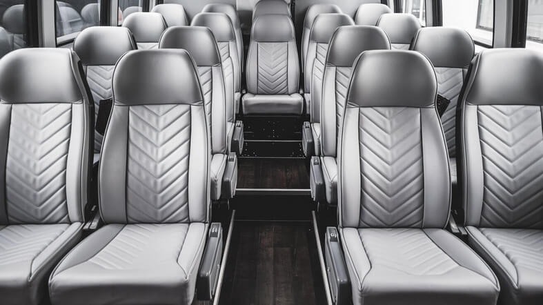 abilene 15 passenger minibus interior