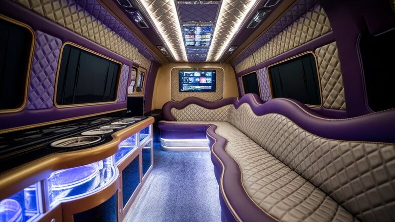 abilene party bus rental inside