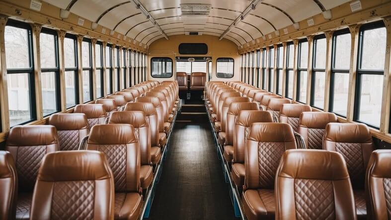 abilene school bus rental inside