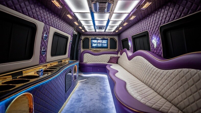 abilene sprinter limo rental interior