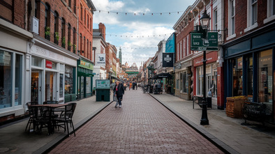 destination main street shopping district